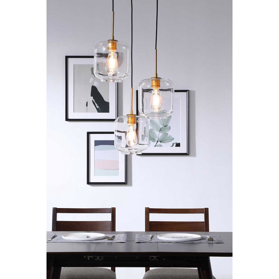 Elegant Pendant Light - Brass (LD2274BR)