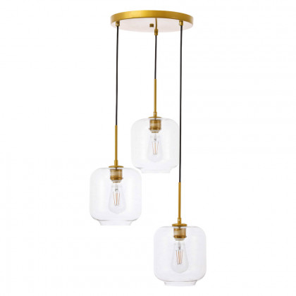 Elegant Pendant Light - Brass (LD2274BR)