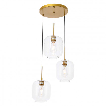 Elegant Pendant Light - Brass (LD2274BR)