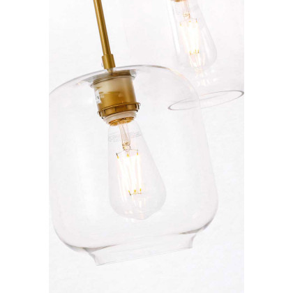 Elegant Pendant Light - Brass (LD2274BR)