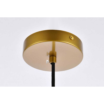 Elegant Cashel Pendant - Brass, L 7.9" (LD2281BR)