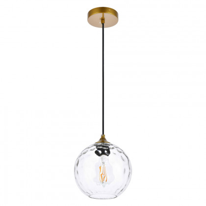 Elegant Cashel Pendant - Brass, L 7.9" (LD2281BR)