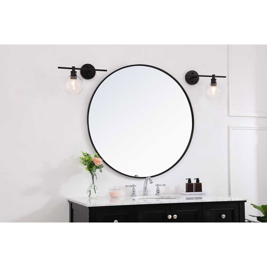 Elegant Wall Sconce - Black, Left Side (LD2302BK)
