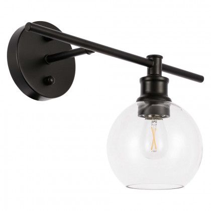 Elegant Wall Sconce - Black, Left Side (LD2302BK)