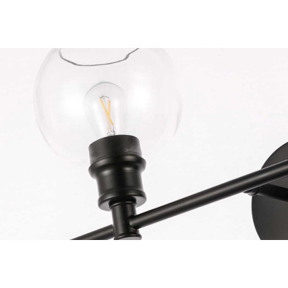 Elegant Wall Sconce - Black, Left Side (LD2302BK)