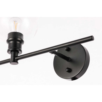 Elegant Wall Sconce - Black, Left Side (LD2302BK)
