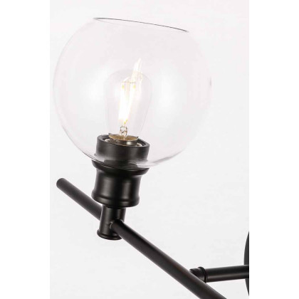 Elegant Wall Sconce - Black, Left Side (LD2302BK)