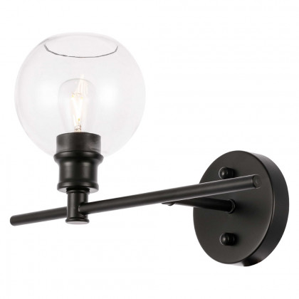 Elegant Wall Sconce - Black, Left Side (LD2302BK)