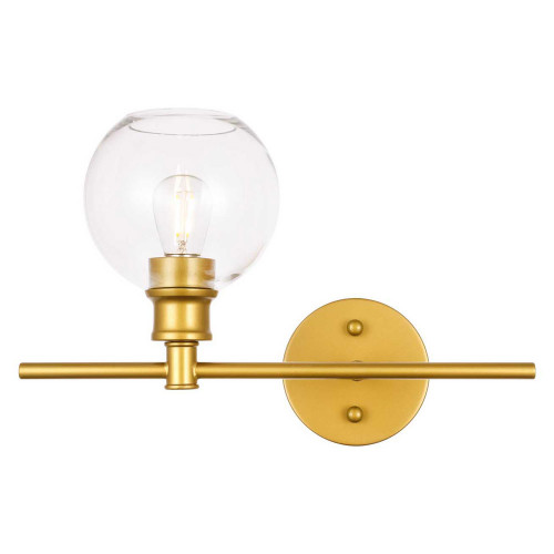 Elegant Wall Sconce - Brass, Left Side (LD2302BR)