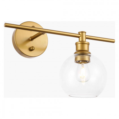 Elegant Wall Sconce - Brass, Left Side (LD2302BR)