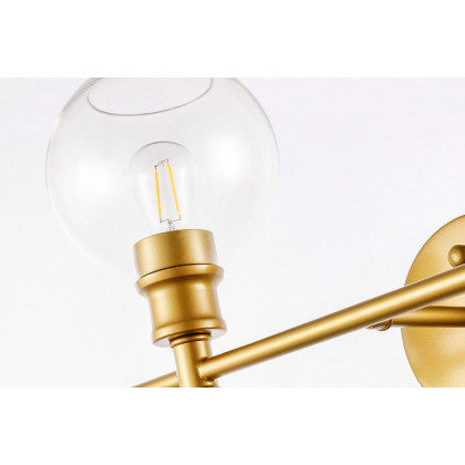 Elegant Wall Sconce - Brass, Left Side (LD2302BR)