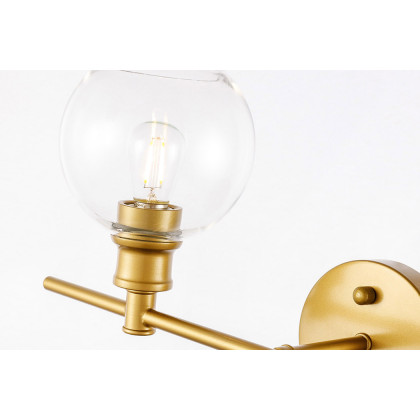 Elegant Wall Sconce - Brass, Left Side (LD2302BR)