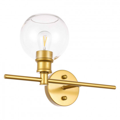 Elegant Wall Sconce - Brass, Left Side (LD2302BR)