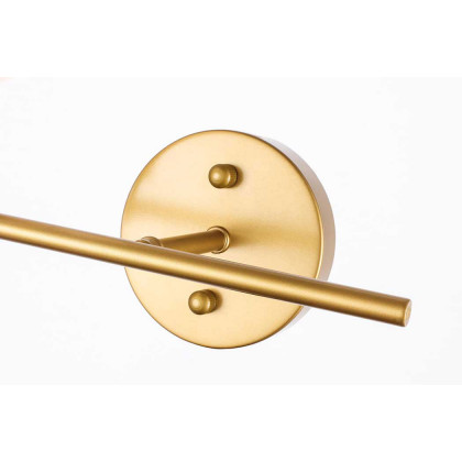 Elegant Wall Sconce - Brass/Matte Glass, Left Side (LD2303BR)