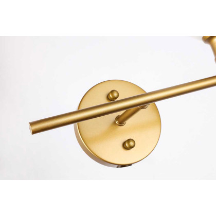 Elegant Wall Sconce - Brass/Matte Glass, Right Side (LD2305BR)