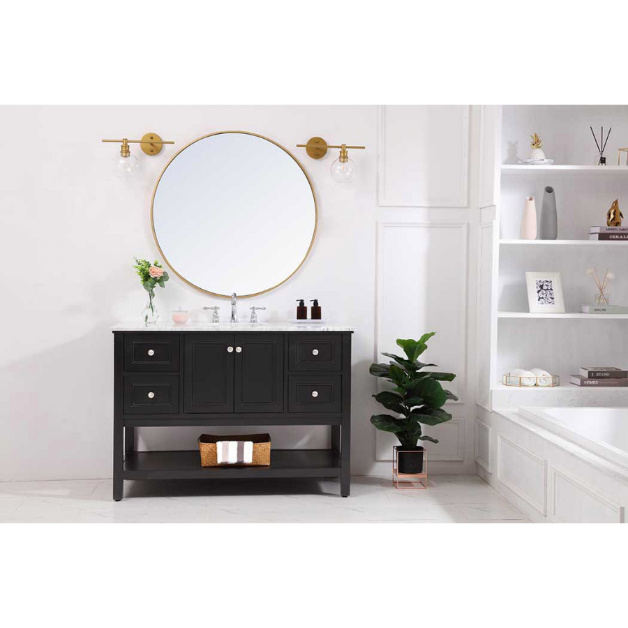 Elegant Wall Sconce - Brass, Right Side (LD2306BR)