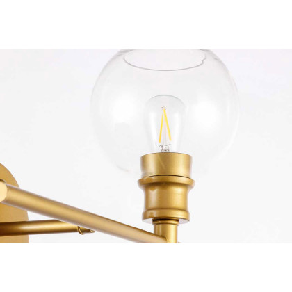 Elegant Wall Sconce - Brass, Right Side (LD2306BR)