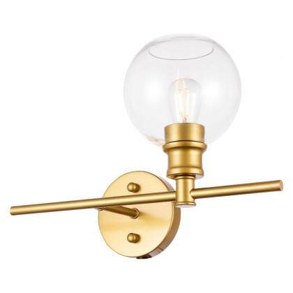 Elegant Wall Sconce - Brass, Right Side (LD2306BR)