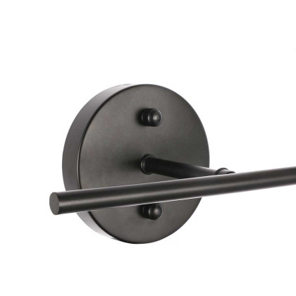 Elegant Wall Sconce - Black/Matte Glass, Right Side (LD2307BK)