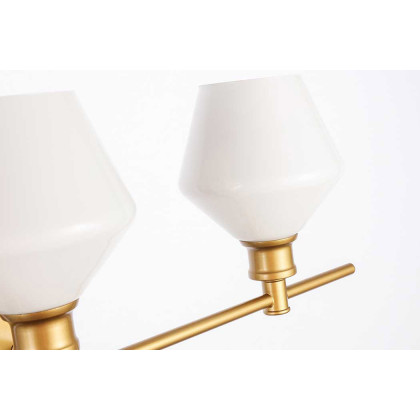 Elegant Wall Sconce - Brass/Matte Glass (LD2317BR)