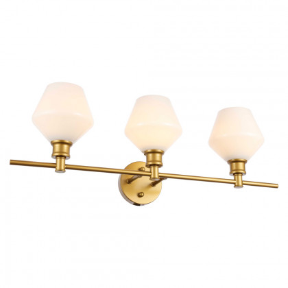 Elegant Wall Sconce - Brass/Matte Glass (LD2317BR)