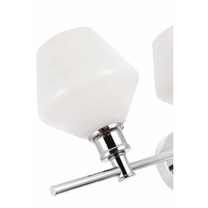Elegant Wall Sconce - Chrome/Matte Glass (LD2317C)