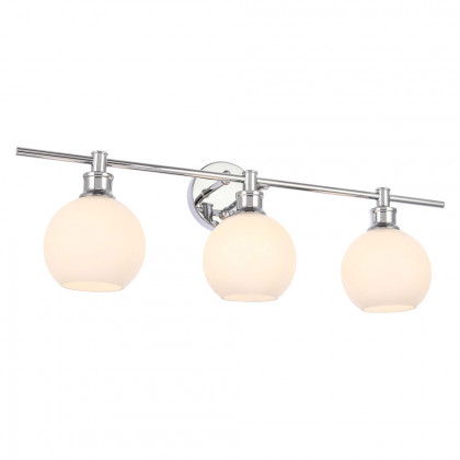 Elegant Wall Sconce - Chrome/Matte Glass (LD2319C)