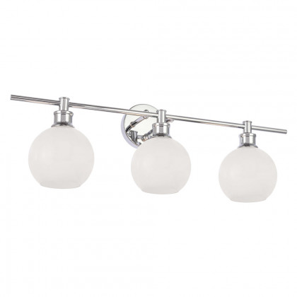 Elegant Wall Sconce - Chrome/Matte Glass (LD2319C)