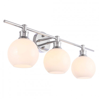 Elegant Wall Sconce - Chrome/Matte Glass (LD2319C)