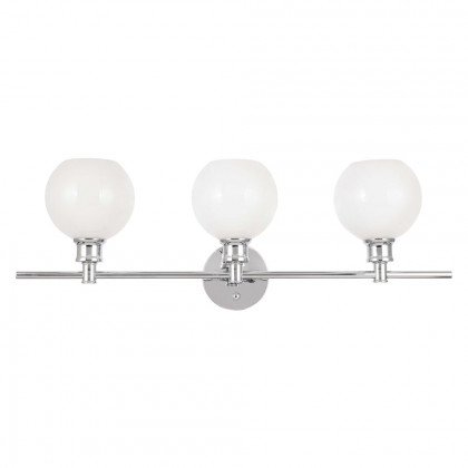 Elegant Wall Sconce - Chrome/Matte Glass (LD2319C)