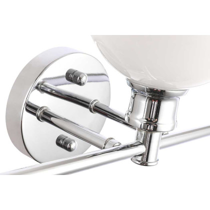 Elegant Wall Sconce - Chrome/Matte Glass (LD2319C)