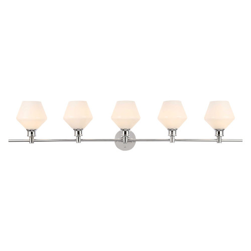 Elegant Wall Sconce - Chrome/Matte Glass (LD2325C)