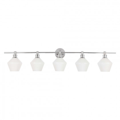 Elegant Wall Sconce - Chrome/Matte Glass (LD2325C)