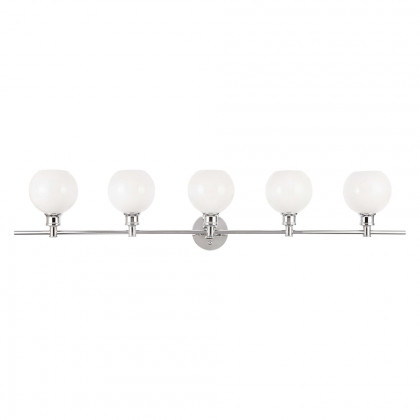 Elegant Wall Sconce - Chrome/Matte Glass (LD2327C)