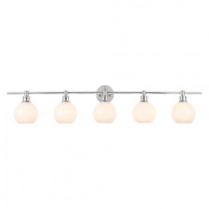 Elegant Wall Sconce - Chrome/Matte Glass (LD2327C)