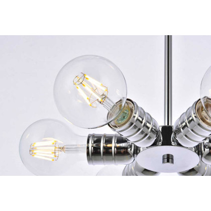 Elegant Reyes 6 Lights Pendant - Chrome (LD2338C)