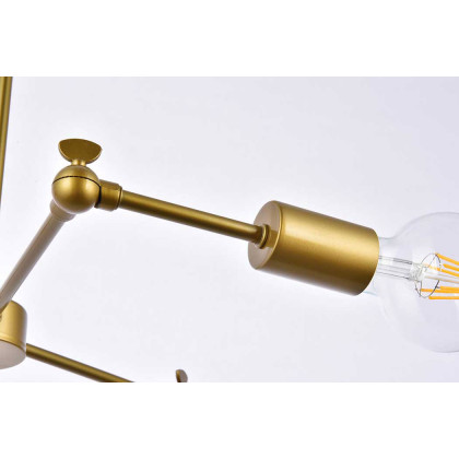 Elegant Furlong 3 Lights Pendant - Brass (LD2340BR)