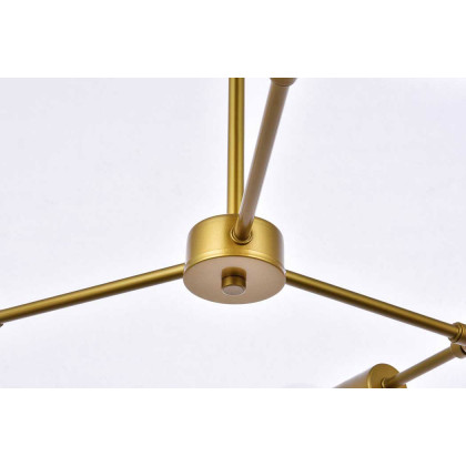 Elegant Furlong 3 Lights Pendant - Brass (LD2340BR)