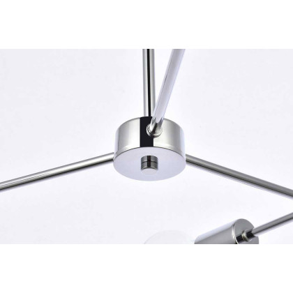 Elegant Furlong 3 Lights Pendant - Chrome (LD2340C)
