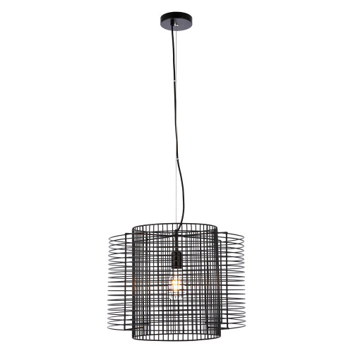 Elegant Deleon 1 Light Pendant - Black (LD2344BK)