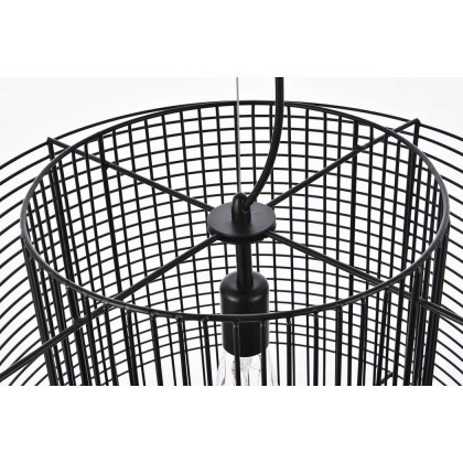 Elegant Deleon 1 Light Pendant - Black (LD2344BK)