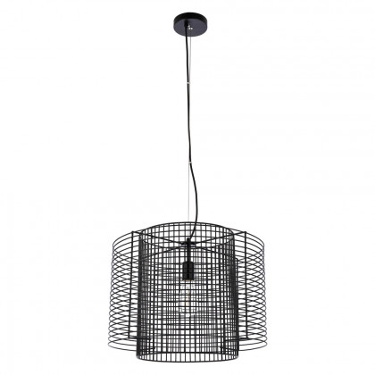 Elegant Deleon 1 Light Pendant - Black (LD2344BK)