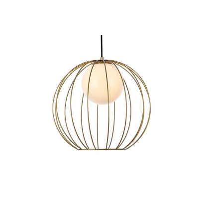 Elegant Wetzel 1 Light Pendant - Brass (LD2345BR)