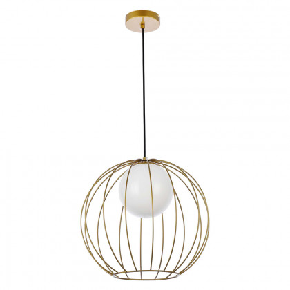 Elegant Wetzel 1 Light Pendant - Brass (LD2345BR)