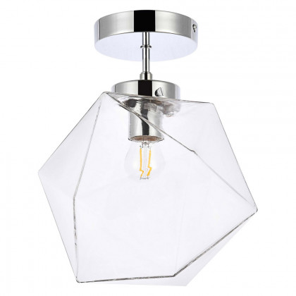 Elegant Lawrence 1 Light Flush Mount - Chrome (LD2346C)