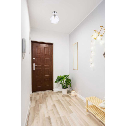 Elegant Lawrence 1 Light Flush Mount - Chrome (LD2346C)