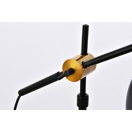 Elegant Forrester 1 Light Table Lamp - Black (LD2363BK)