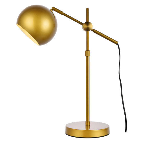 Elegant Forrester 1 Light Table Lamp - Brass (LD2363BR)