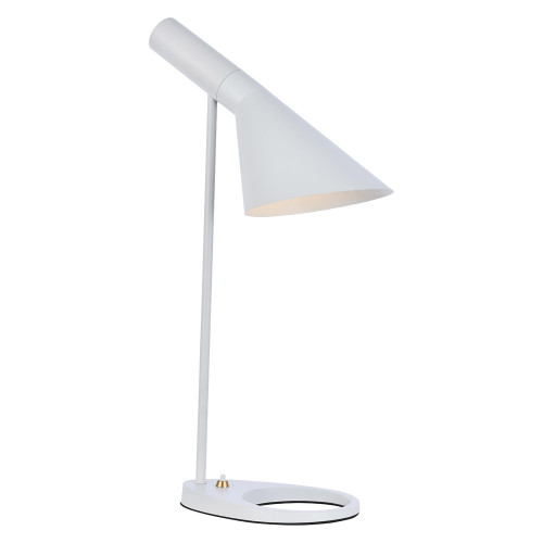 Elegant Juniper 1 Light Table Lamp - White (LD2364WH)