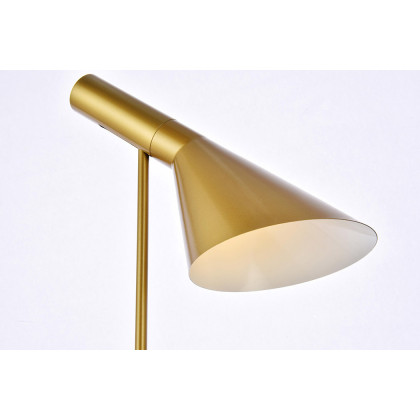 Elegant Juniper 1 Light Floor Lamp - Brass (LD2365BR)